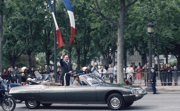 Jacques Chirac en un SM Présidentielle