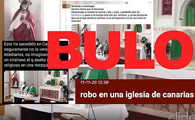 Imagen difindida por la página 'Maldina Migración' para denunciar el bulo. 