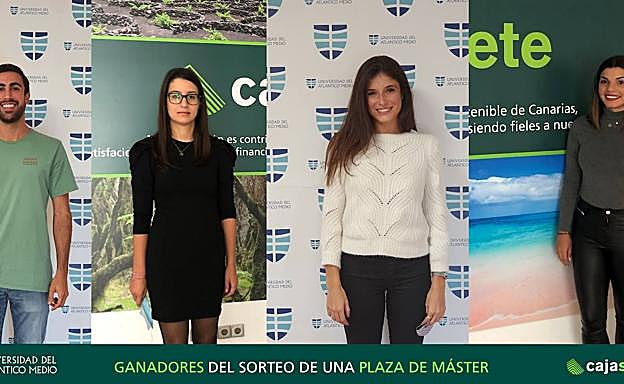 Cajasiete anuncia los 4 ganadores para cursar un Máster en la Universidad del Atlántico Medio