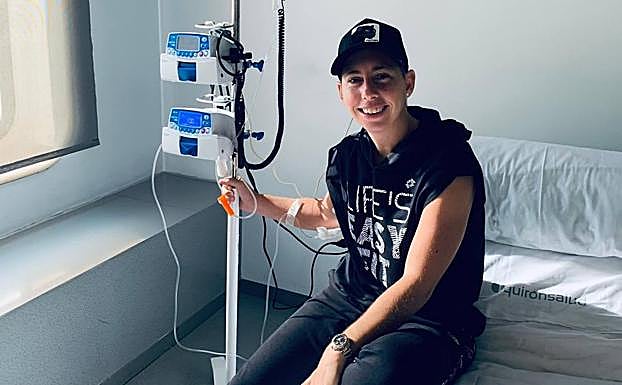 Imagen de la tenista Carla Suárez compartida en su Twitter