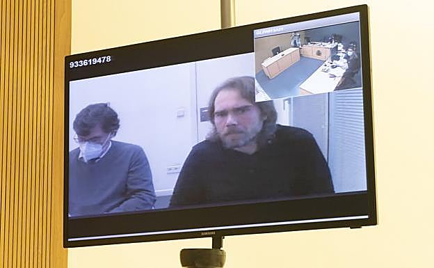 En la imagen, el Yoyas mientras declaraba ante la jueza. 