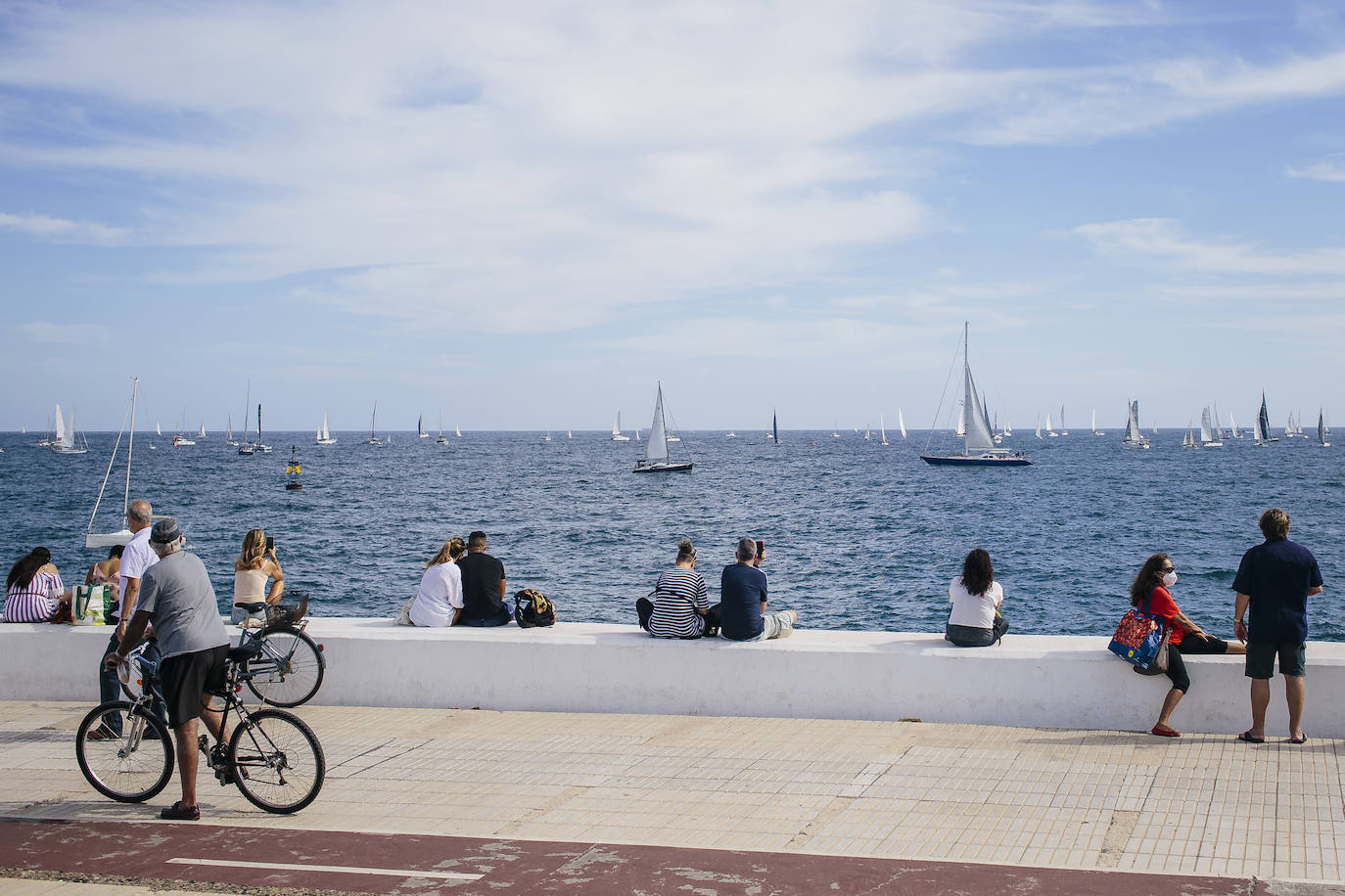 Imágenes de la salida de la regata ARC
