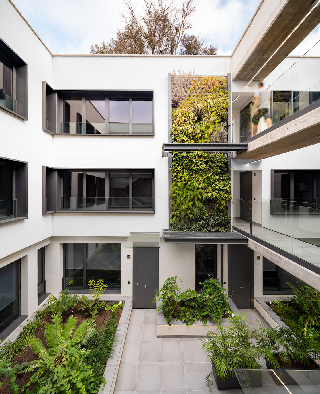 Ponce de León, residencial en Vegueta con diseño interior moderno ajardinado.