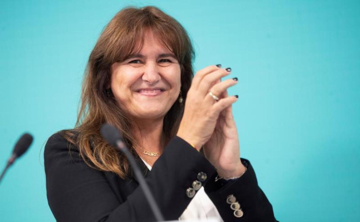 .La diputada Laura Borràs, elegida como candidata a la presidencia de la Generalitat 