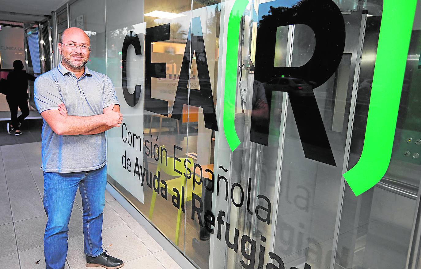 El responsable de CEAR en Canarias, Juan Carlos Lorenzo. 