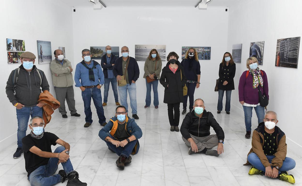 Inauguración de la exposición de Cristobal García en Casa áfrica