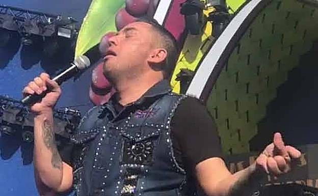 Manny Manuel en el carnaval de Las Palmas de Gran Canaria. 