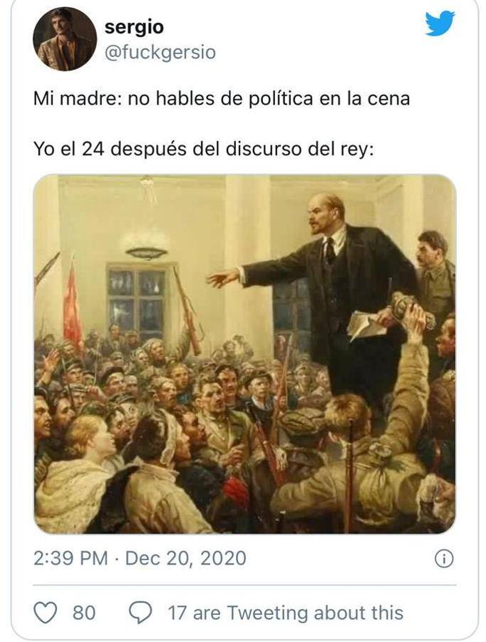 Fotos: Las redes se llenan de memes sobre el discurso del rey
