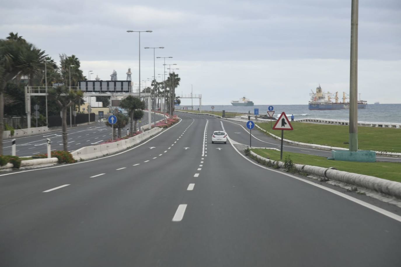 Carreteras vacías que reflejan un arranque de año difícil de olvidar.