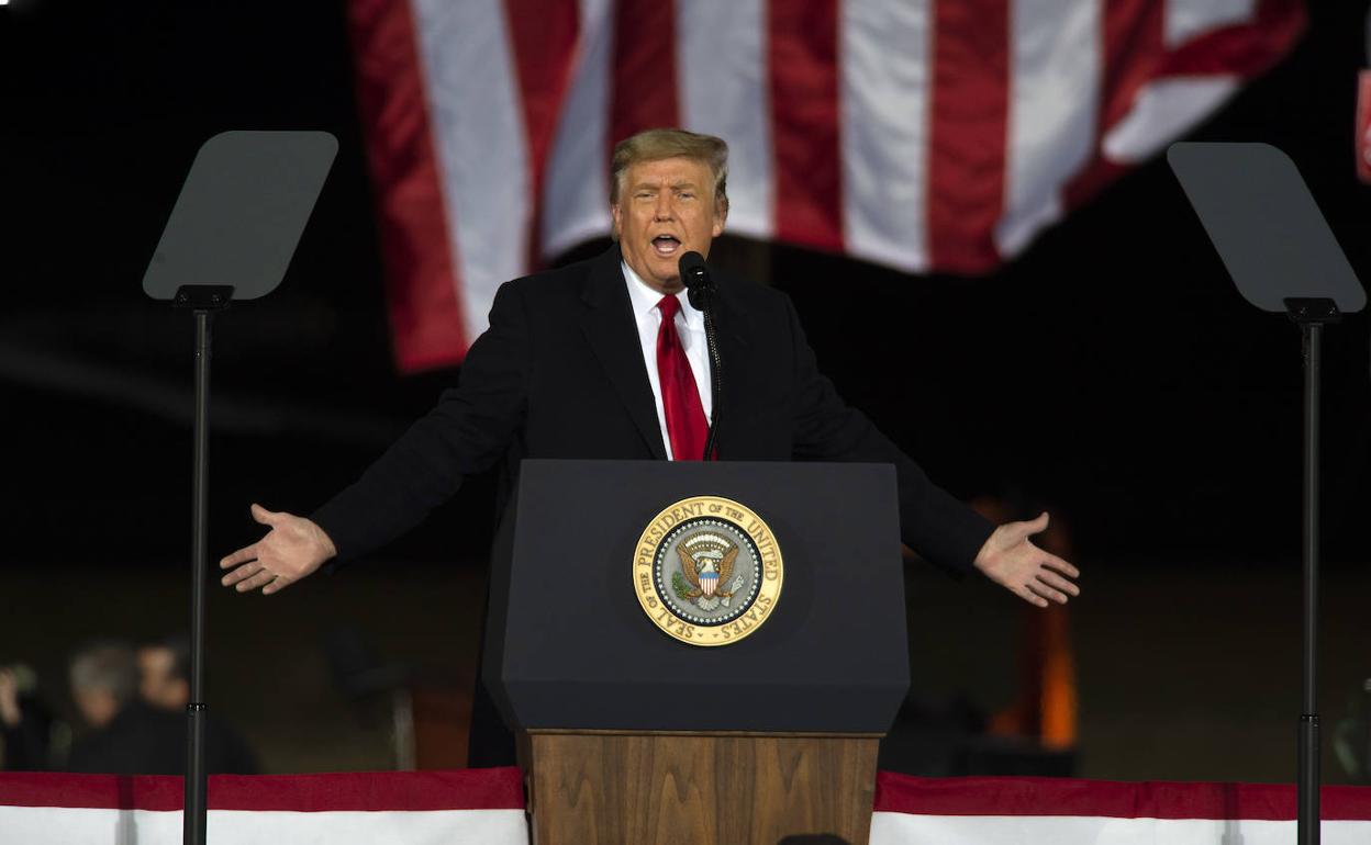 Donald Trump, en una intervención de esta misma semana.