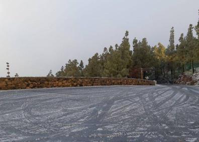 Imagen secundaria 1 - La Cumbre helada: se recomienda no subir