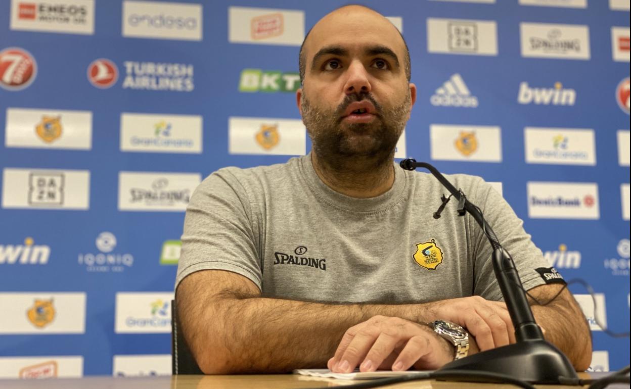 García analizó el encuentro ante el Unics Kazan. 