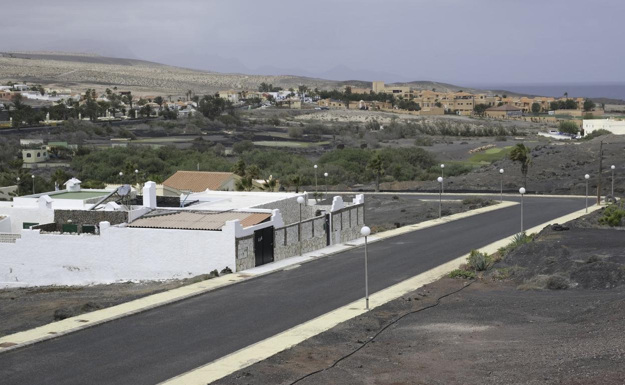 Imagen de archivo de la urbanización de La Pared, en el municipio de Pájara. 