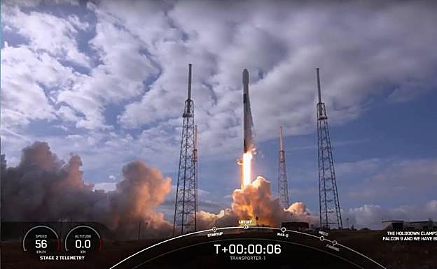 Lanzada con éxito al espacio la cámara infrarroja DRAGO