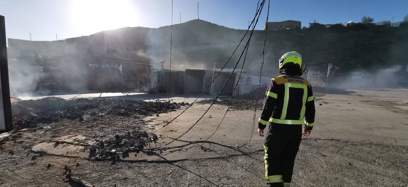 Fotos: Así quedó la zona afectada por el incendio en Maipez