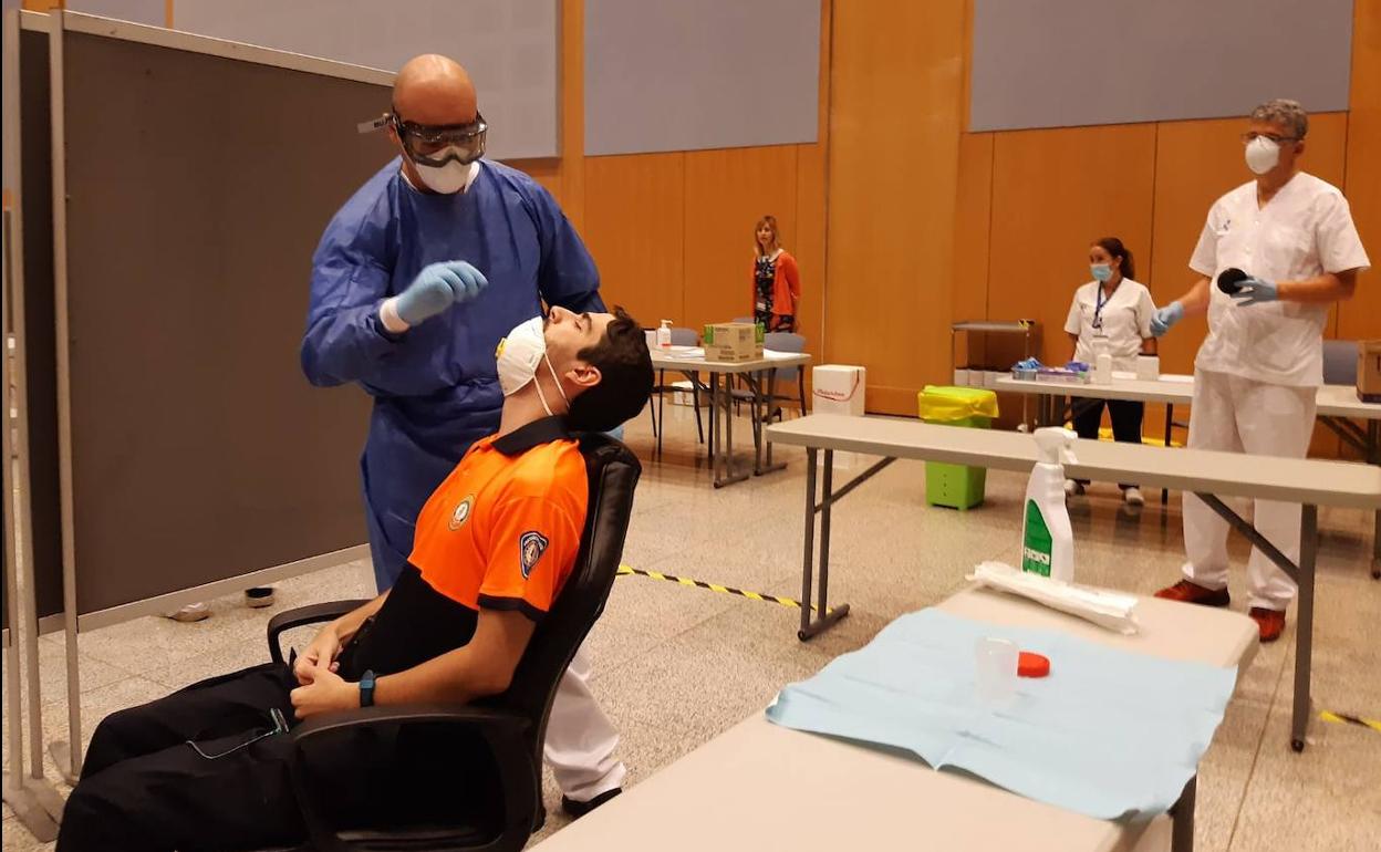 Imagen de una prueba. 