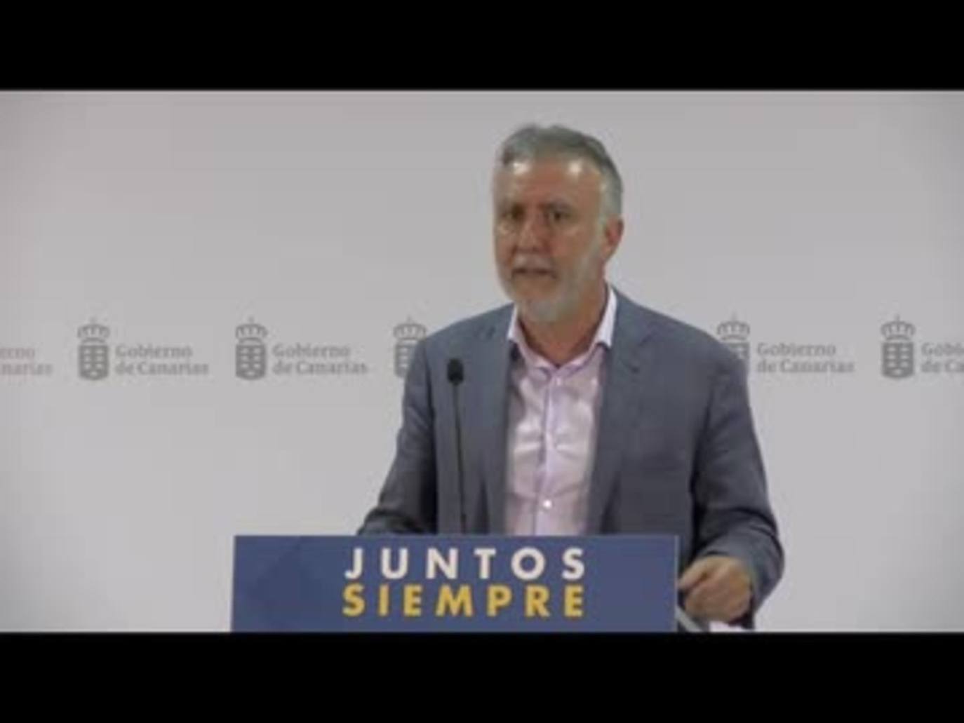 Sebastián Franquis, consejero de Obras Públicas, Transportes y Vivienda. 