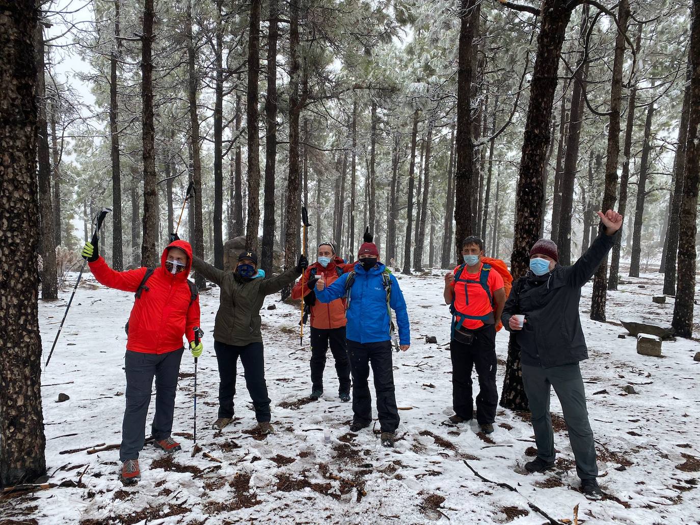 Fotos: La cumbre se tiñe de blanco