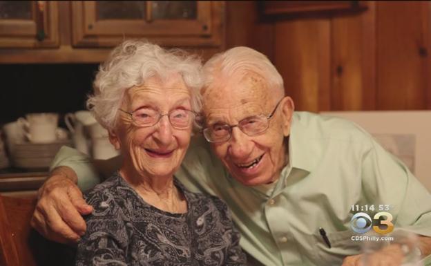 John y Ann Betar. 86 años de matrimonio. 
