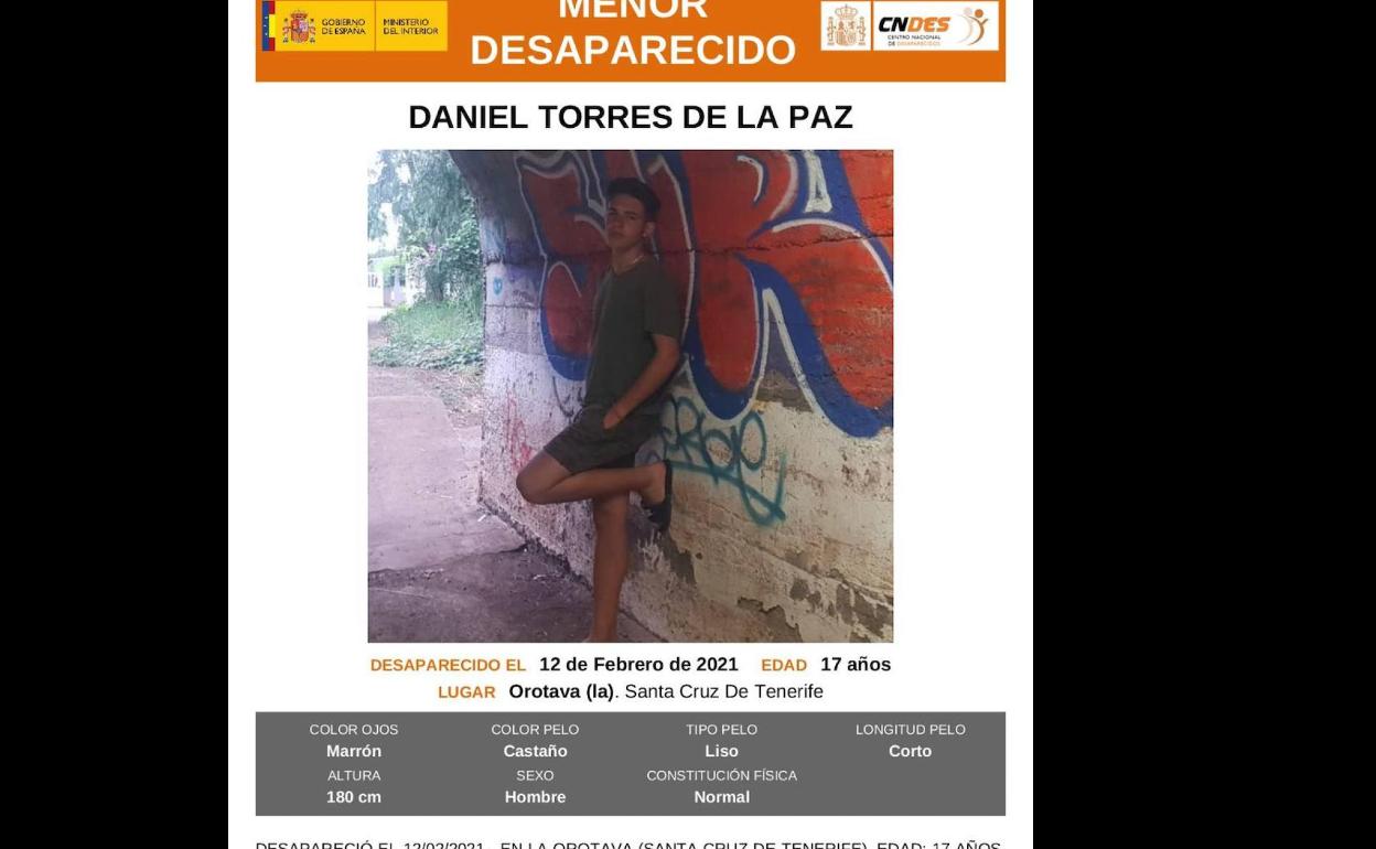 Desaparece un joven en Tenerife
