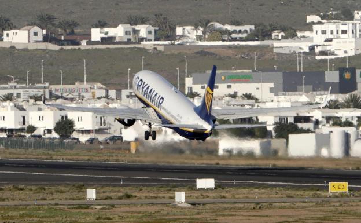 Avión de Ryanair. 