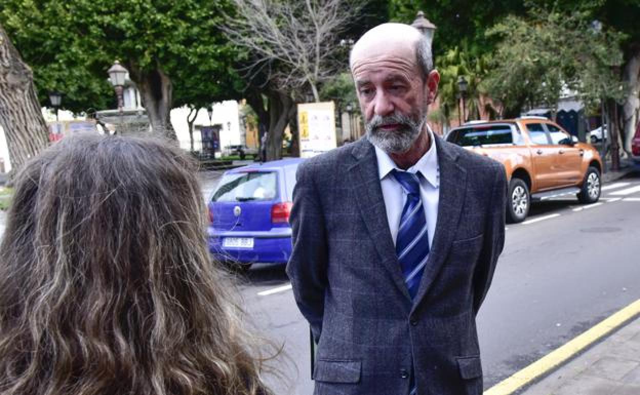 El teniente de alcalde de La Laguna, Santiago Pérez. 