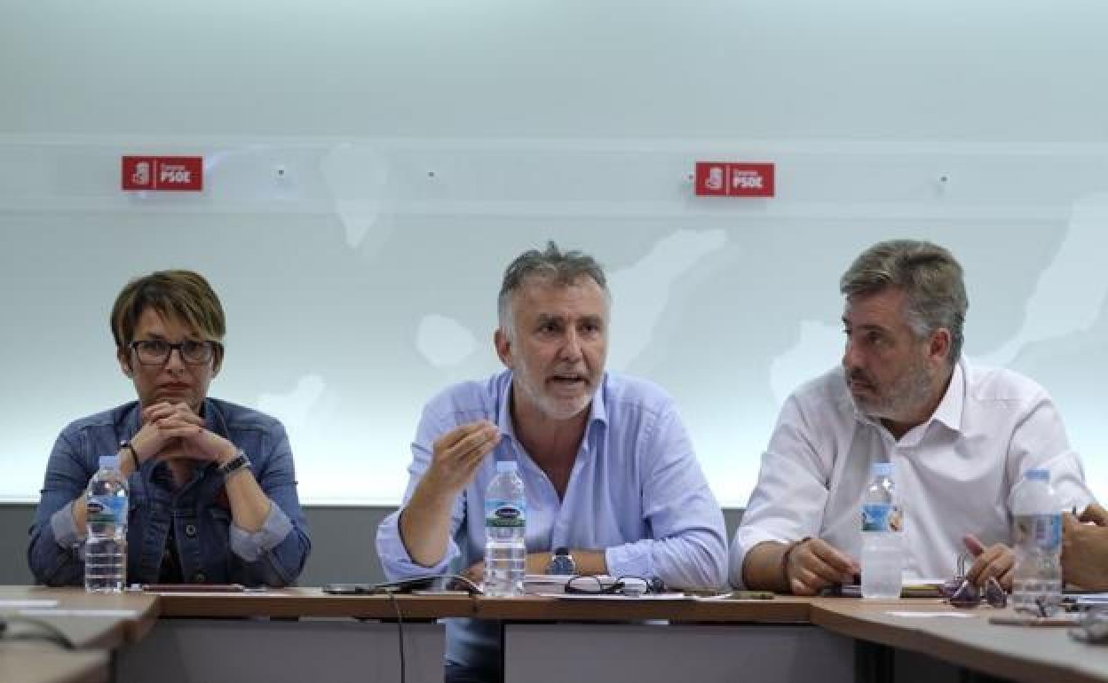 Imagen de archivo de una reunión de la ejecutiva socialista. 