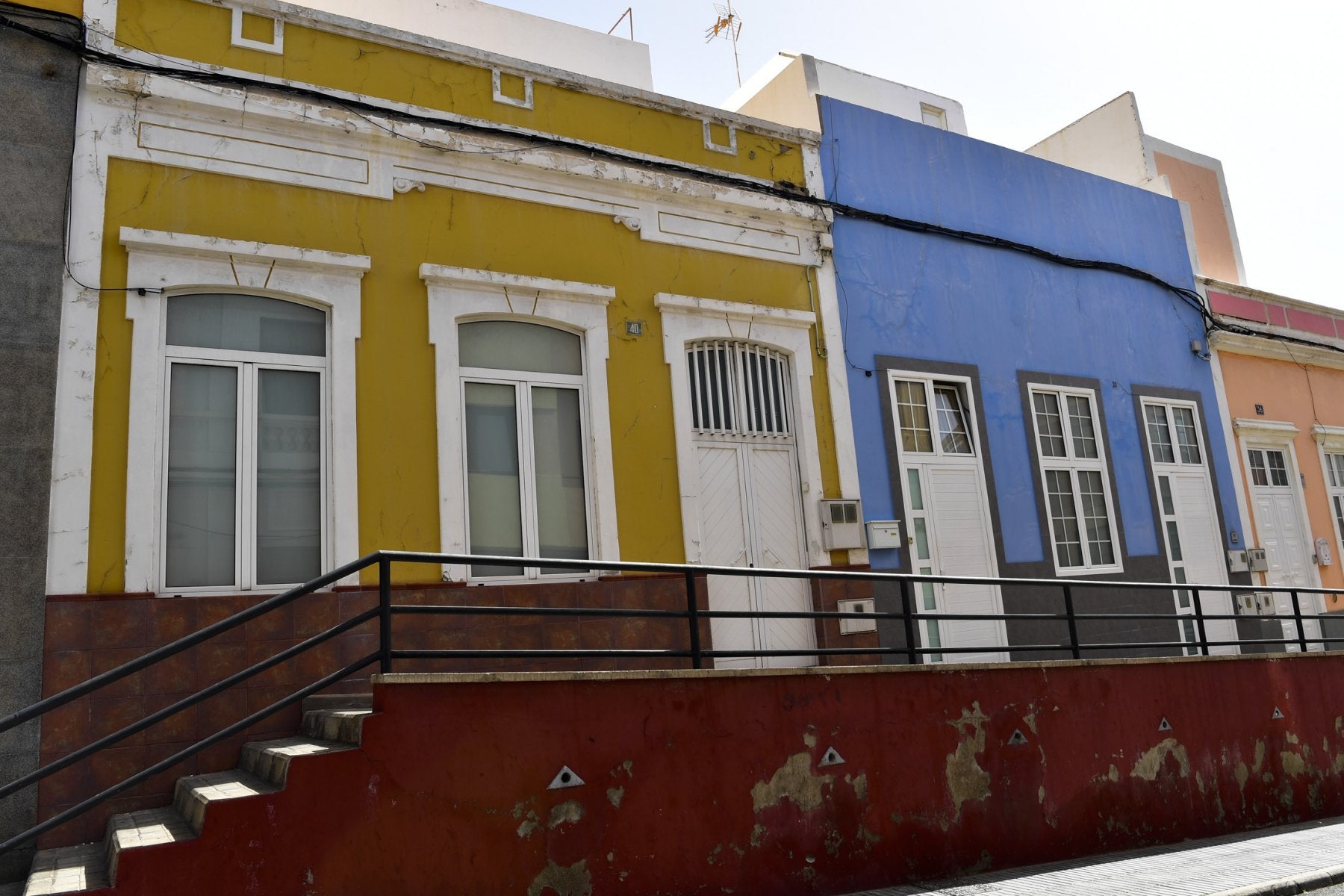 Casas terreras del barrio de La Isleta. 
