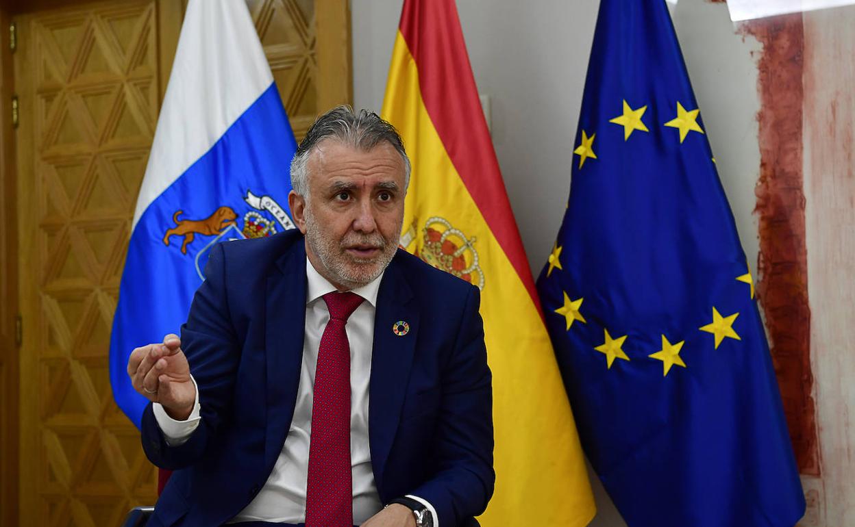 El presidente del Gobierno de Canarias