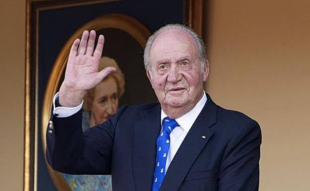 Juan Carlos I en uno de sus últimos actos en España. 
