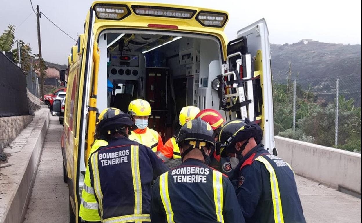 Muere tras caerse con la bicicleta por un barranco en Güímar
