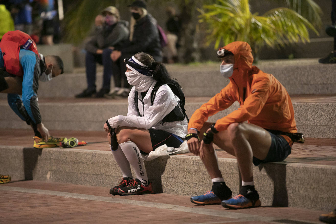 Imágenes de la salida de la Transgrancanaria. 