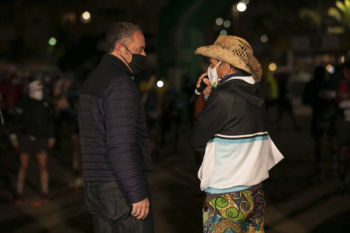 Imágenes de la salida de la Transgrancanaria. 