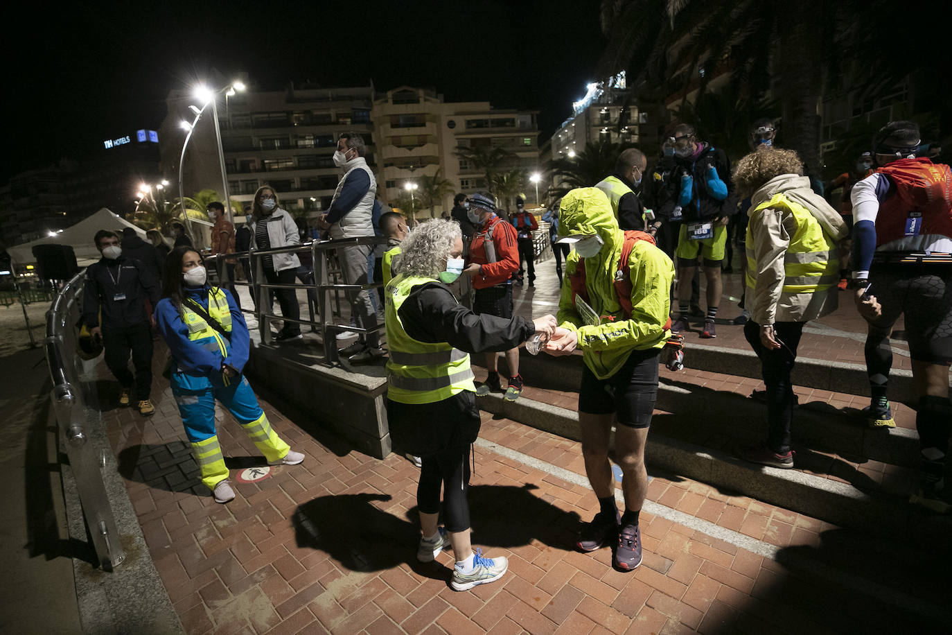 Imágenes de la salida de la Transgrancanaria. 