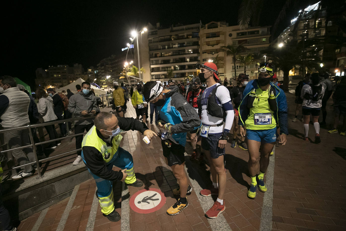Imágenes de la salida de la Transgrancanaria. 