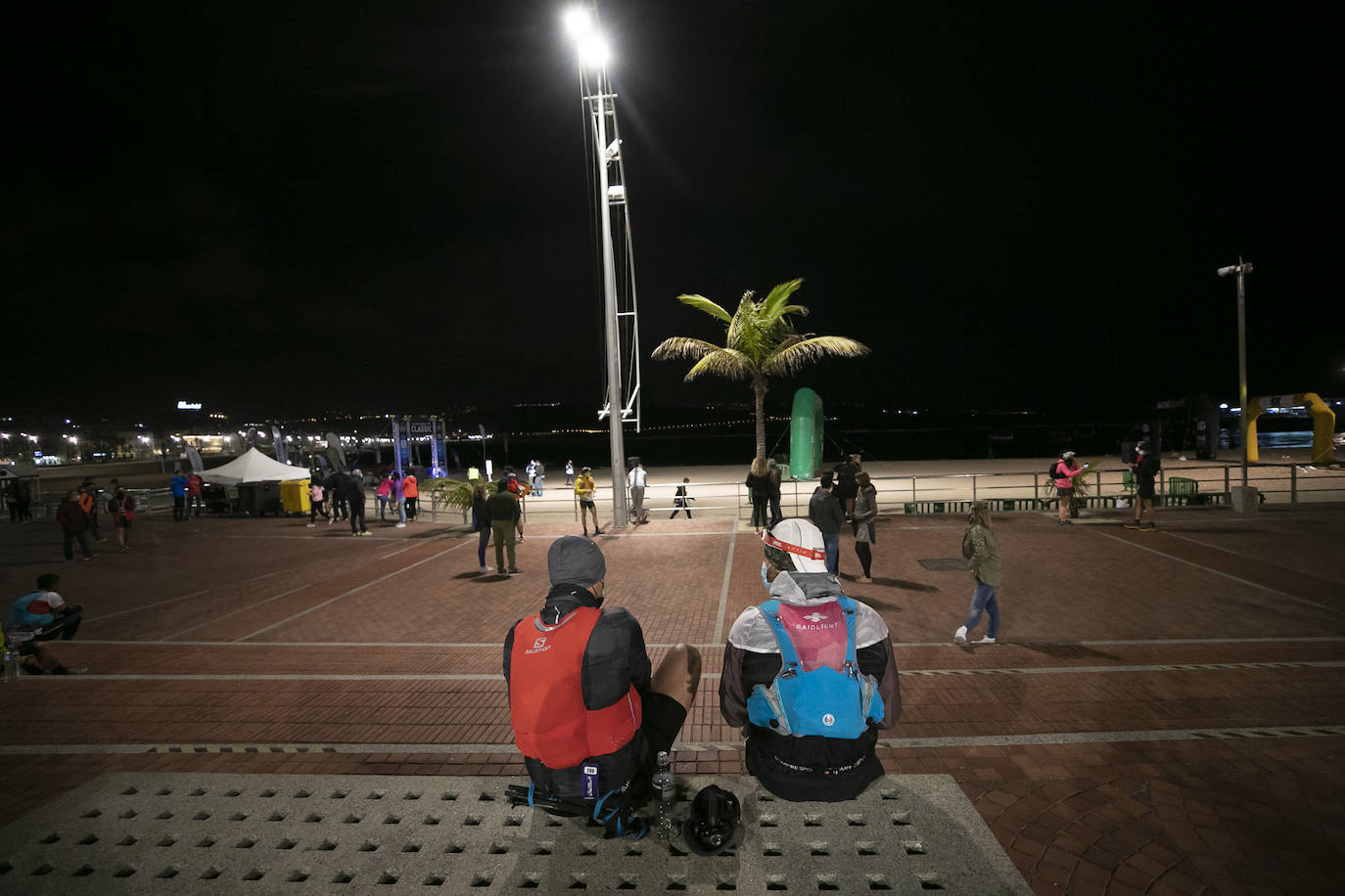 Imágenes de la salida de la Transgrancanaria. 