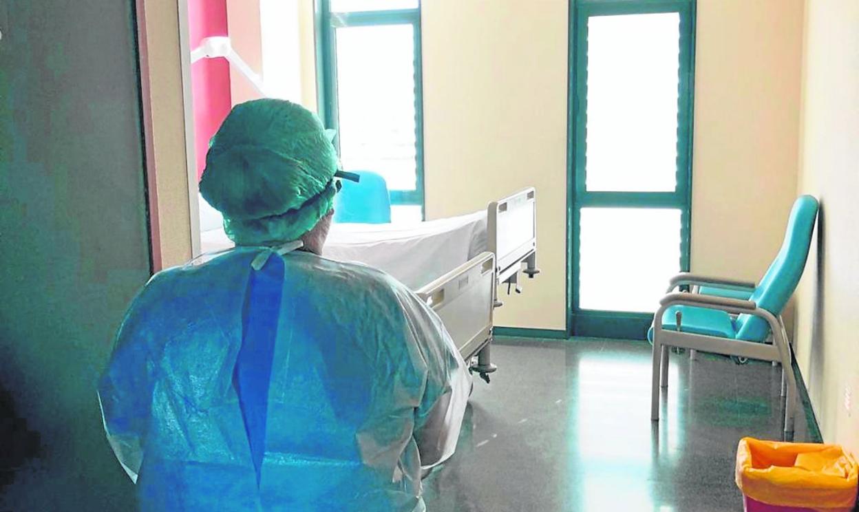 Imagen de la habitación 36 cedida por el hospital universitario de Gran Canaria Doctor Negrín. 