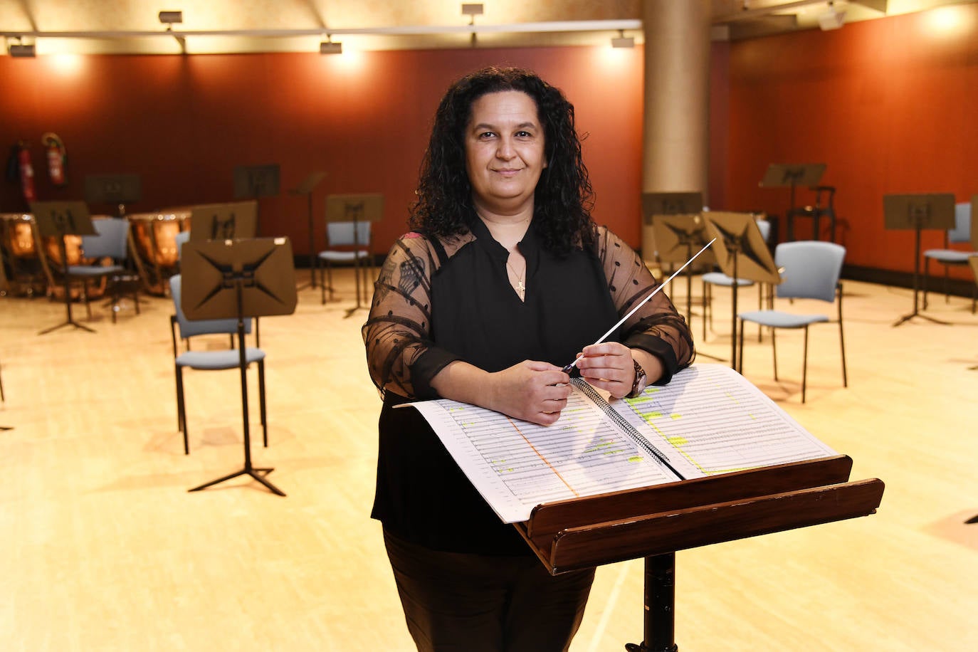 Pilar Rodríguez, directora de la Gran Canaria Women's Band. 