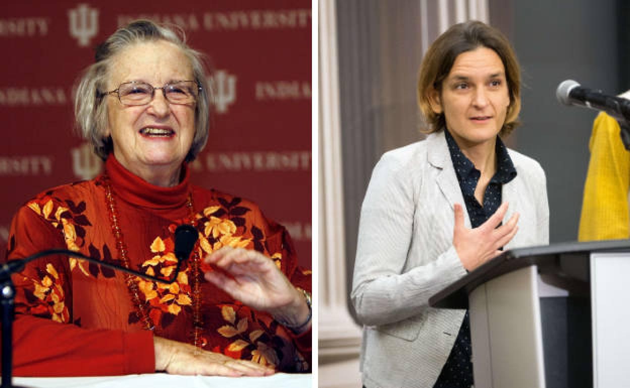 Las Nobel de Economía, Elinor Ostrom y Esther Duflo. 