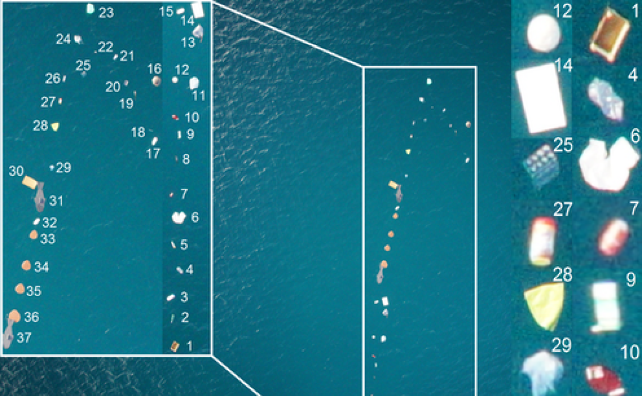Así detectamos y contamos la basura que flota en el mar