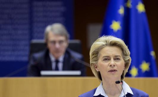 Ursula von der Leyen, presidenta de la Comisión Europea. 