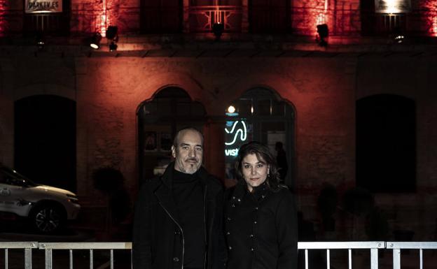 Óscar Martín y Elena Muñoz, director y productora de 'Amigo'.