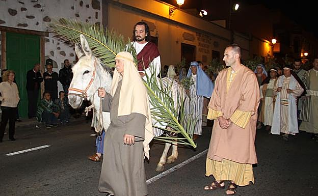Foto de archivo del Auto de La Pasión de Agüimes.