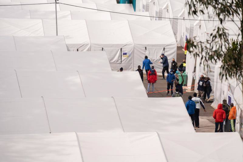 Imagen del Campamento de Las Raíces en La Laguna (Tenerife) 