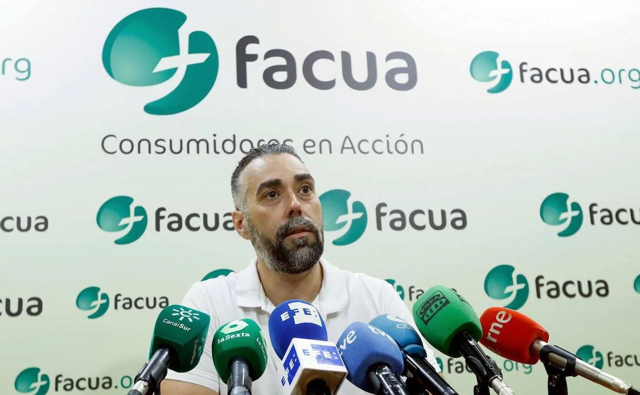 Rubén Sánchez, portavoz de Facua. 