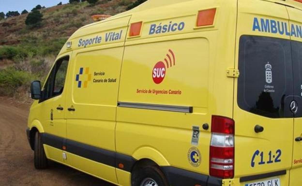 Grave al caer por un barranco en Tenerife