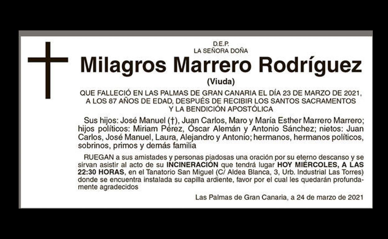 Milagros Marrero Rodríguez