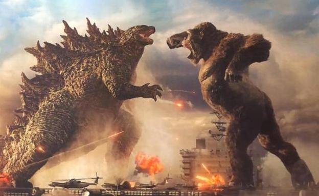 Los protagonistas de 'Godzilla vs. Kong'.