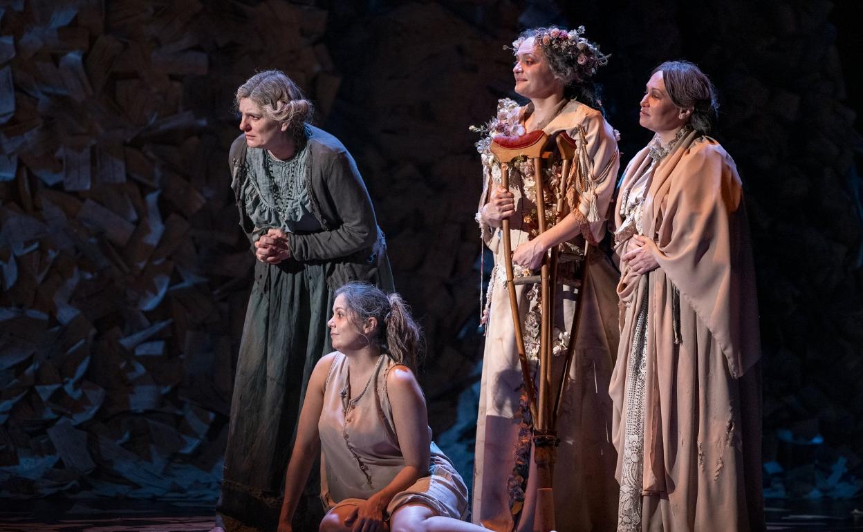 Una escena de 'El último viaje de Galdós'. 