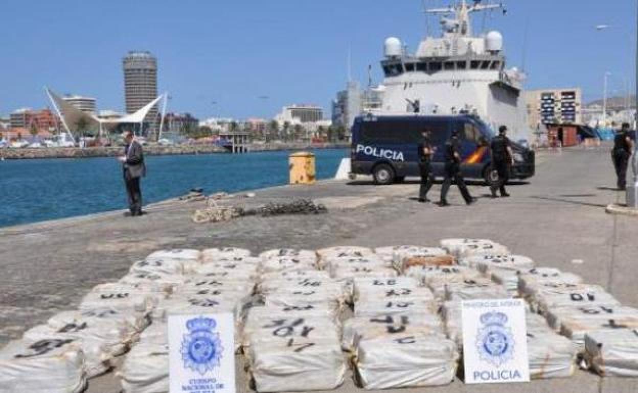 Imagen de archivo de una operación contra el tráfico de drogas. 